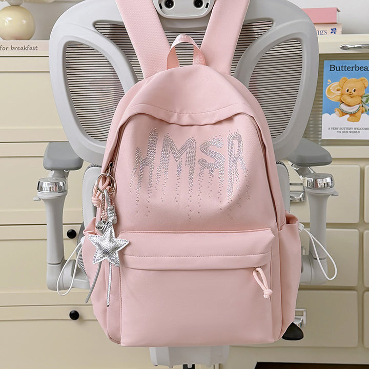 Decorative Rhinestone-Embellished Backpack Kalsten