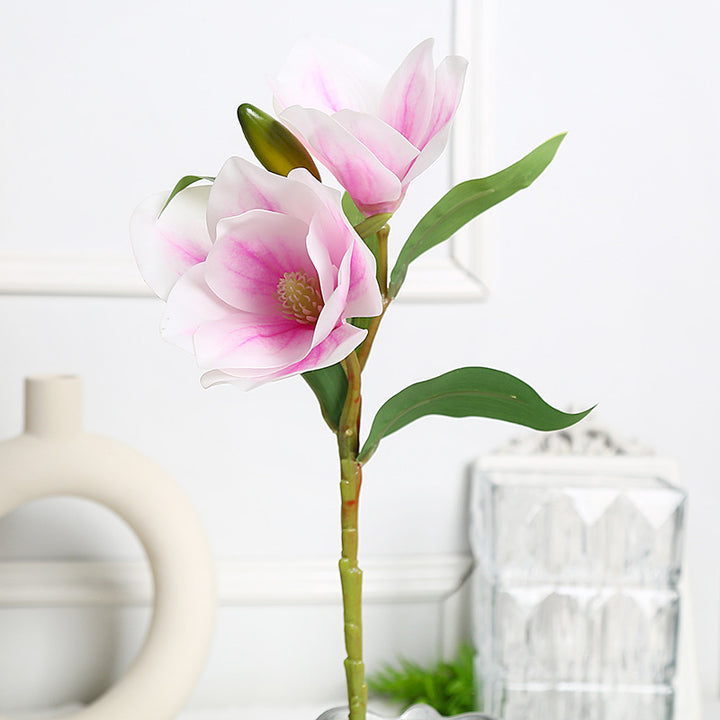 Elegant Magnolia Flower Arrangement for Home Decor