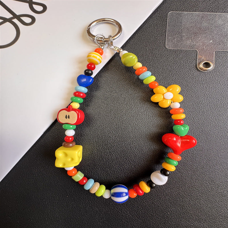Playful Beaded Charm Keychain Kalsten 1790135076