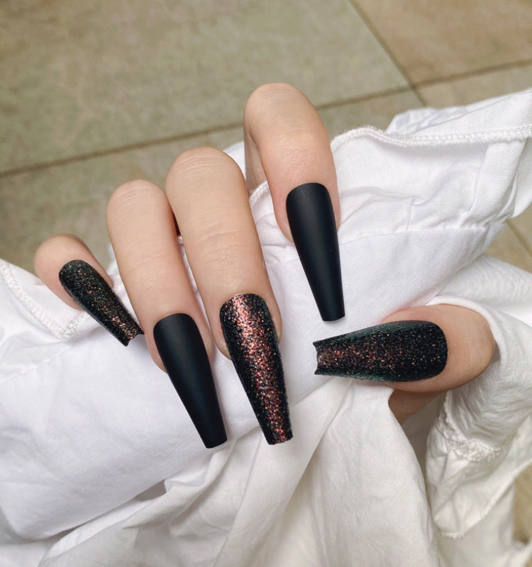 Elegant Matte Stiletto Nail Extensions