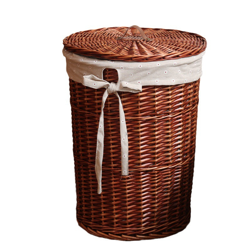Decorative Woven Laundry Hamper Kalsten