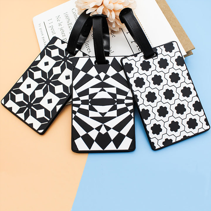 Women's Luggage Tag in Modern Geometric Design Kalsten