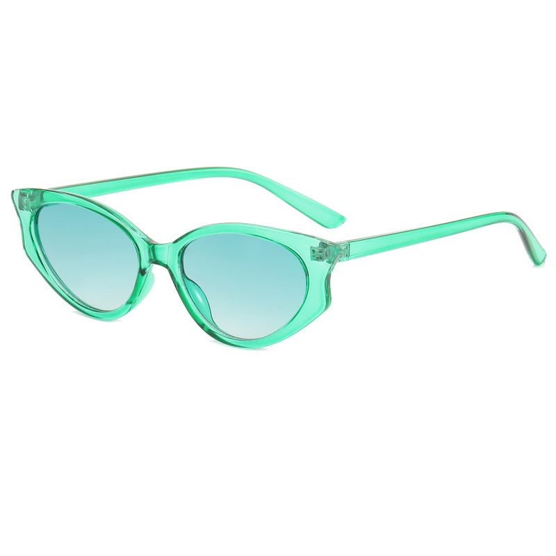 Women's Cat Eye Sunglasses with Transparent Frame Kalsten