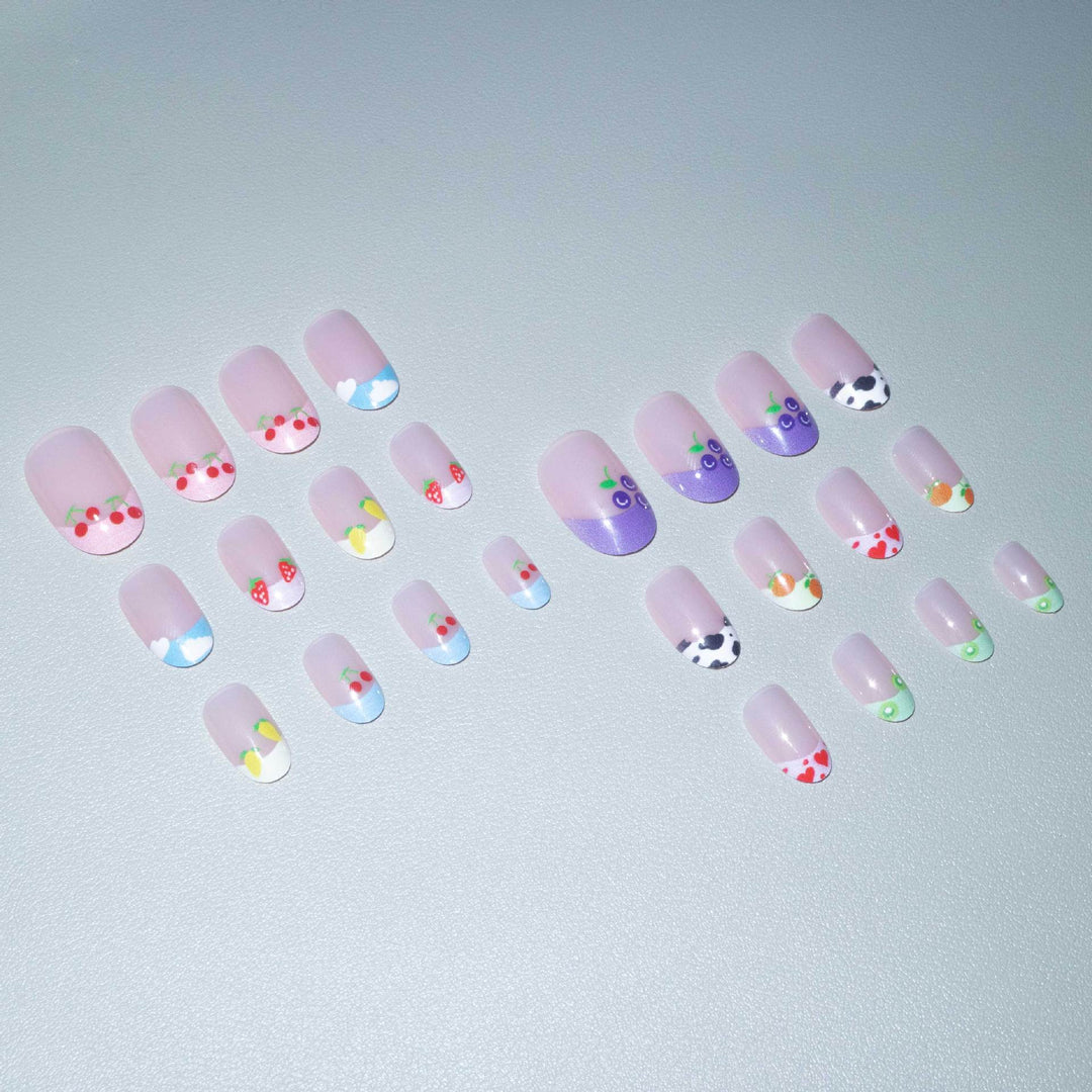 Creative Fruit-Themed Nail Art Kit