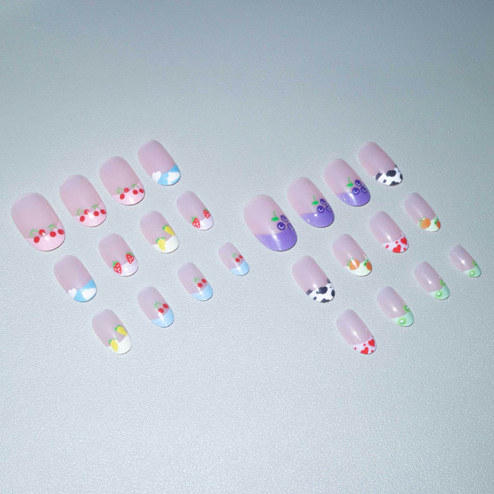 Creative Fruit-Themed Nail Art Kit