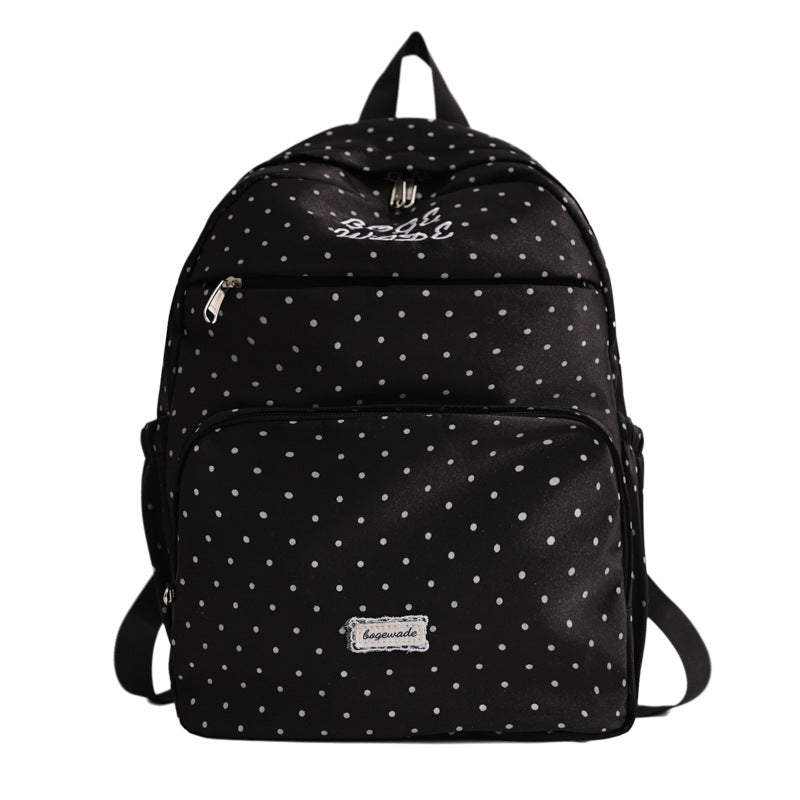 Cute Polka Dot Casual Backpack Kalsten