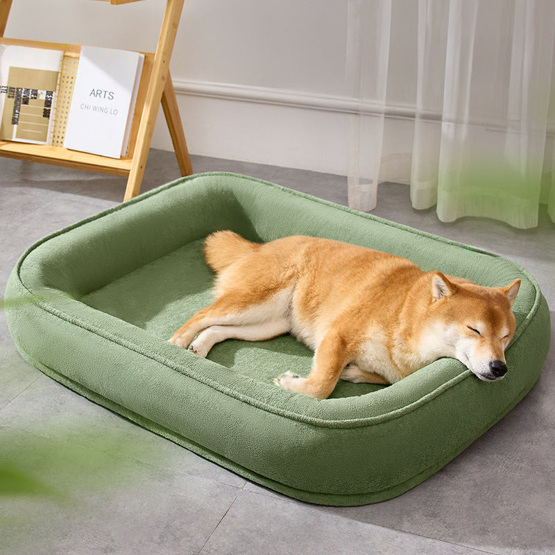 Orthopedic Plush Dog Bed