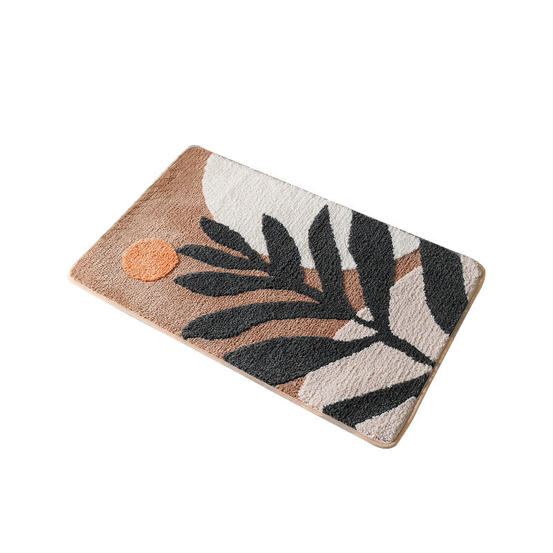 Artistic Floral Bath Mat Kalsten