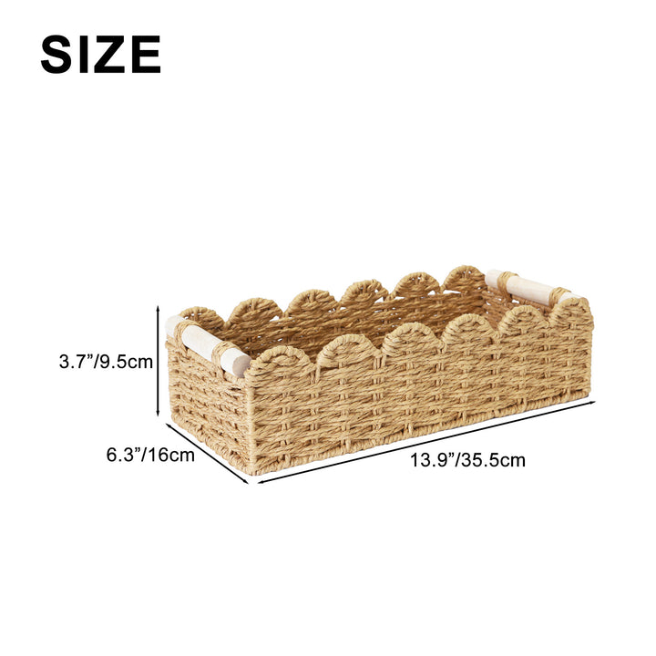 Decorative Woven Storage Caddy Kalsten