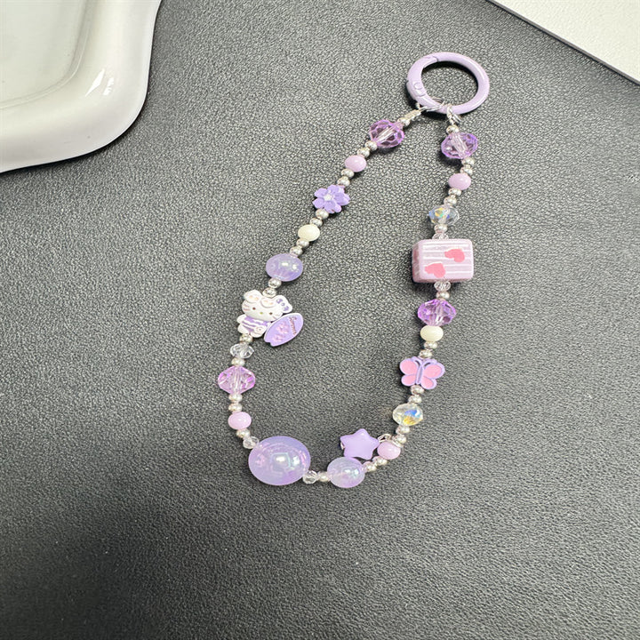 Decorative Charm Beaded Phone Chain Kalsten