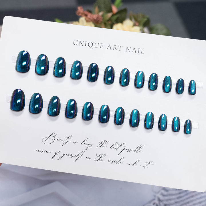 Metallic Press-On Nail Set