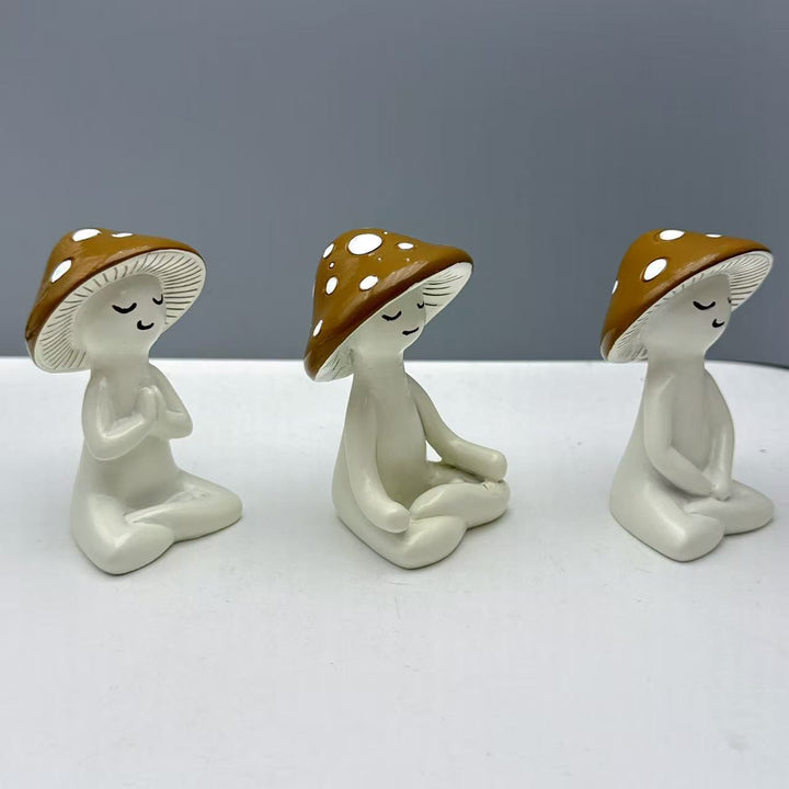 Meditating Mushroom Decoration Figure Kalsten