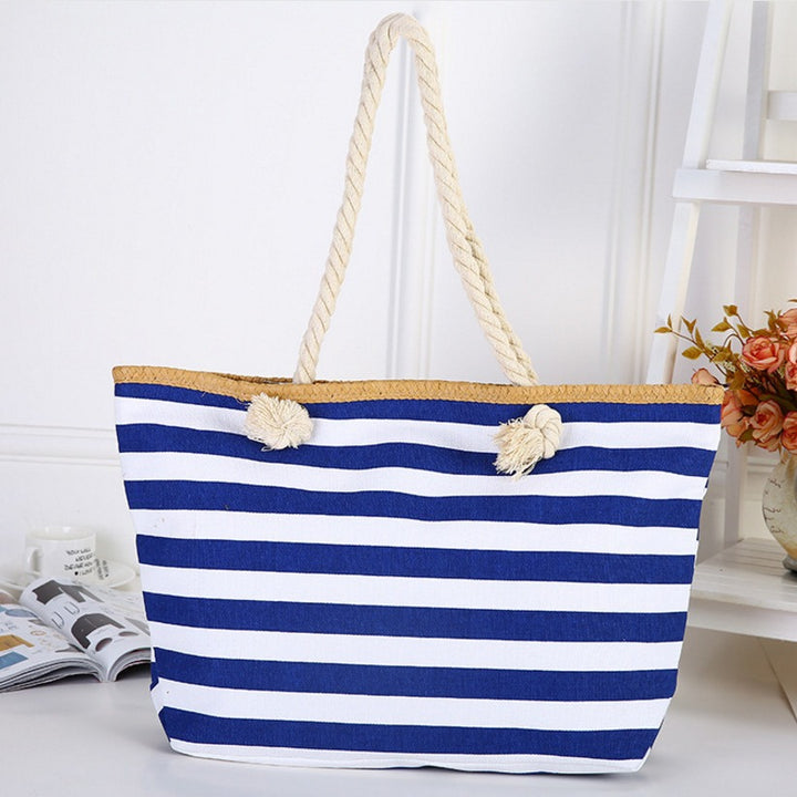 Beach bag made of high-quality canvas with sturdy rope handles Kalsten