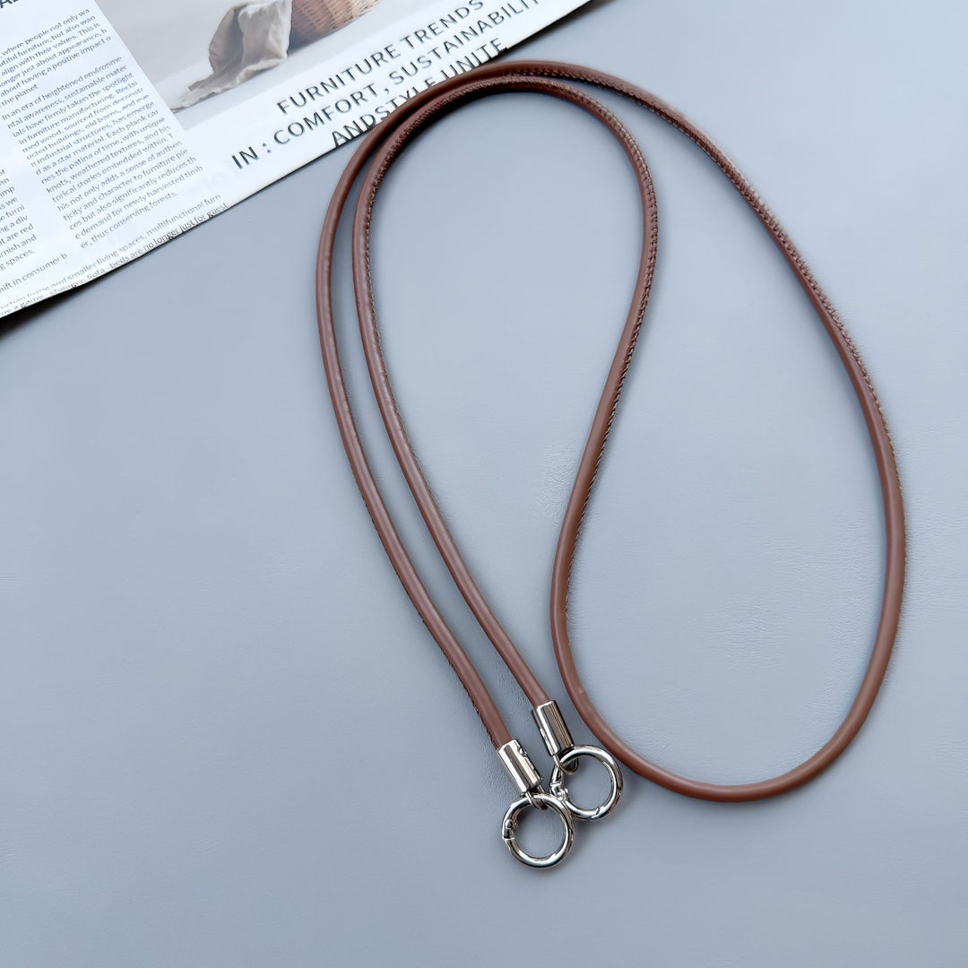 Premium Double-Ring Leather Lanyard Kalsten