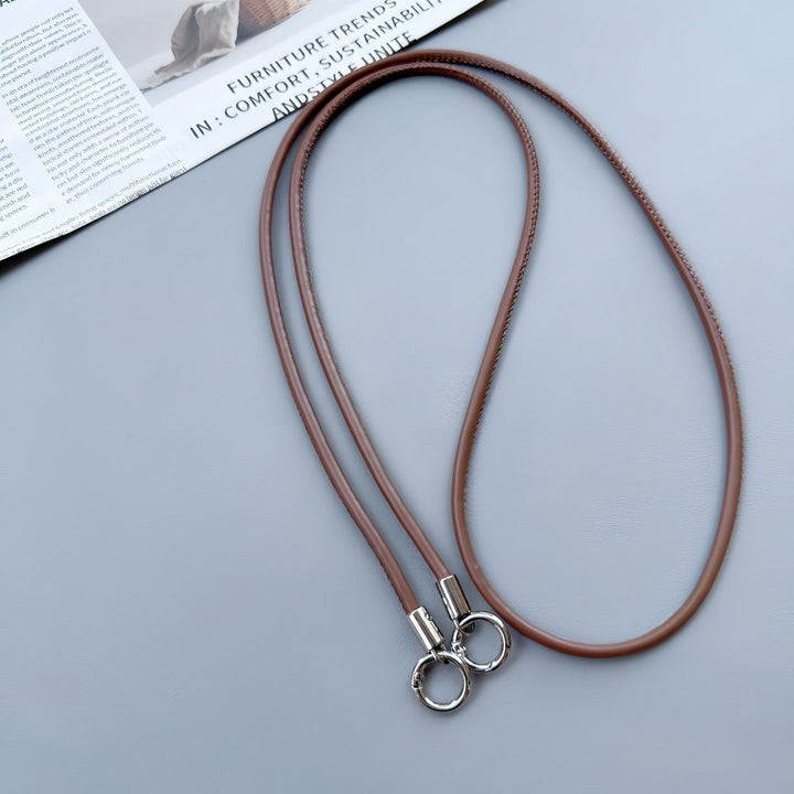 Premium Double-Ring Leather Lanyard Kalsten