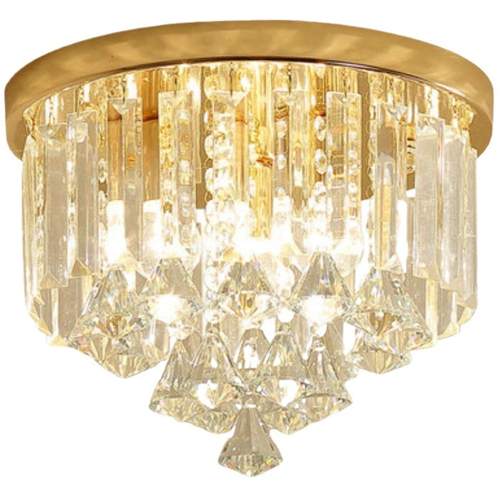 Crystal Flush Mount Ceiling Light