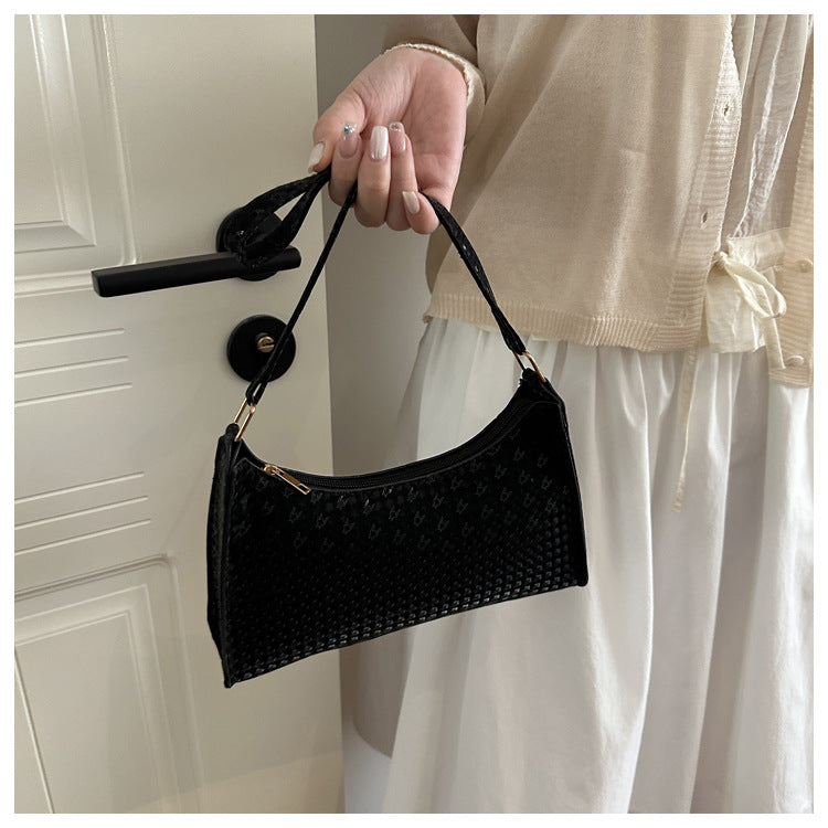 Chic Textured Handheld Purse