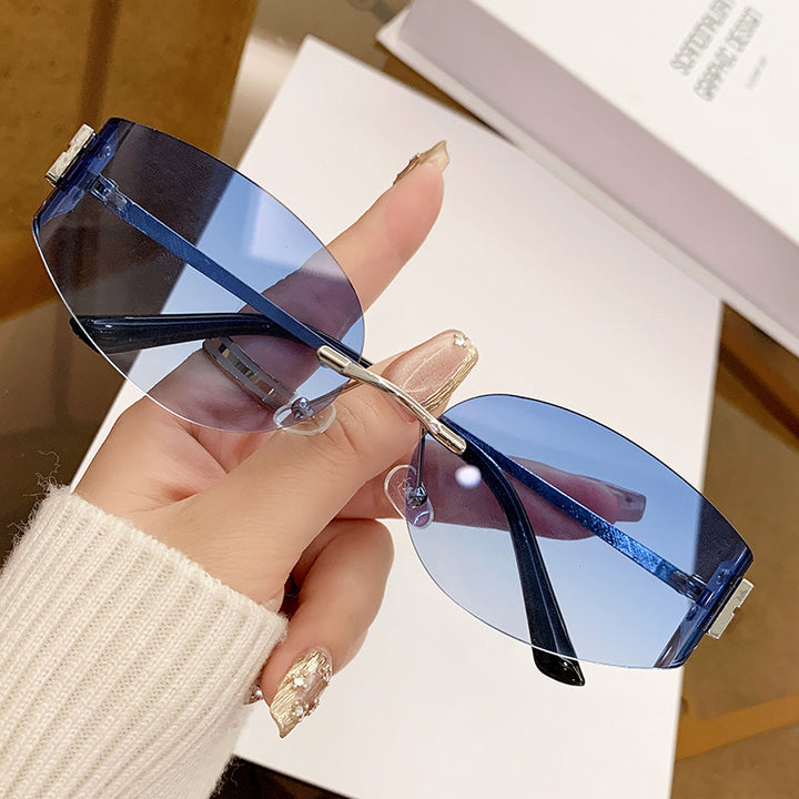 Women's sporty aviator sunglasses with protective UV filter and flexible frame Kalsten