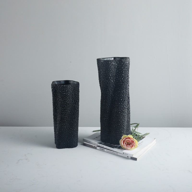Decorative Textured Flower Vase