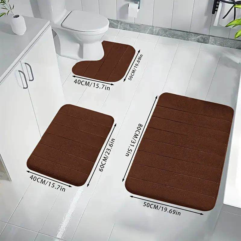 Non-Slip Bathroom Mat Set