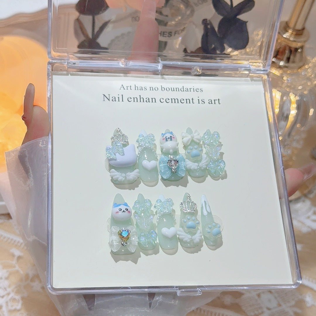 Creative Thematic Press-On Nail Art Set