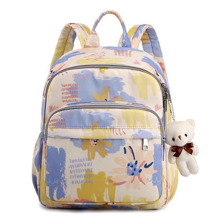 Floral Print Multi-Compartment Backpack Kalsten