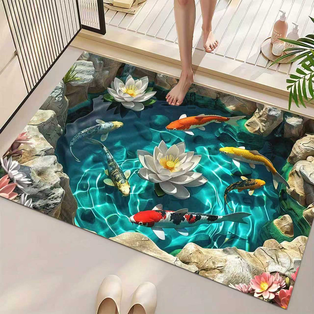 Artistic 3D Optical Illusion Area Rug