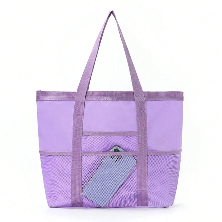 Multifunctional shopping bag with practical outer pockets Kalsten