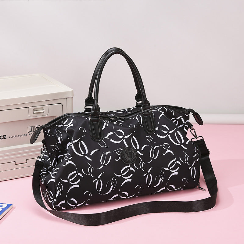 Stylish Floral Print Weekend Duffel Bag Kalsten
