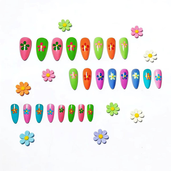Decorative 3D Floral Nail Art Kalsten