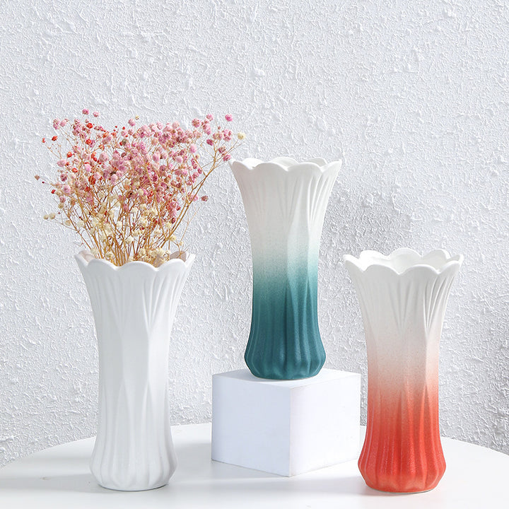 Elegant Floral Design Ceramic Vase Kalsten 1790310307