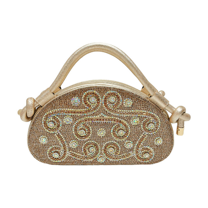 Rhinestone-Embellished Handbag