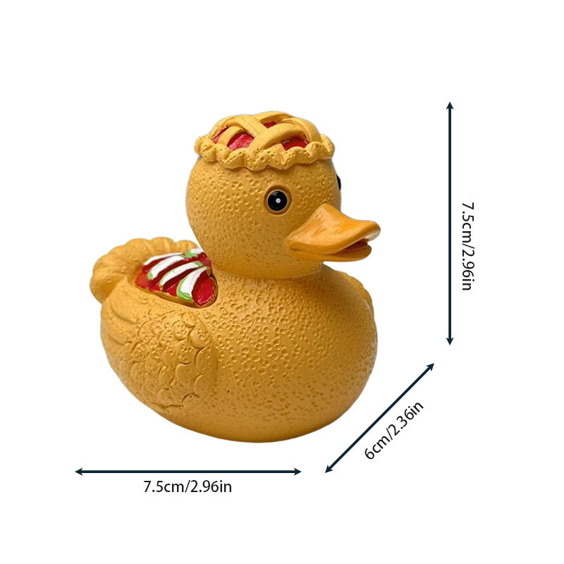 Decorative figure rubber duck with surprise element Kalsten