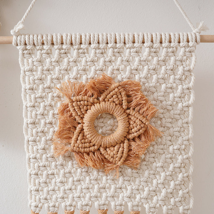 Macrame Floral Wall Hanging Decor Kalsten