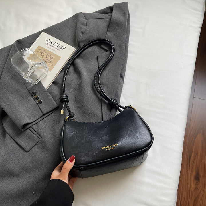 Chic Leather Shoulder Bag Kalsten