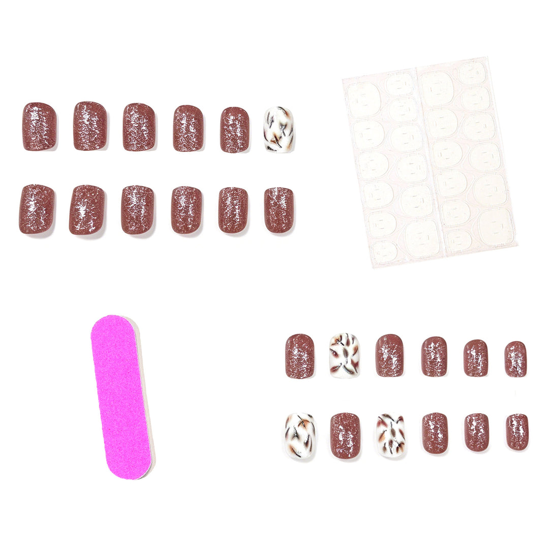 Decorative Fall-Inspired Nail Art Kalsten