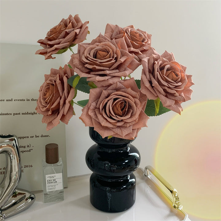 Faux Rose Flower Arrangement