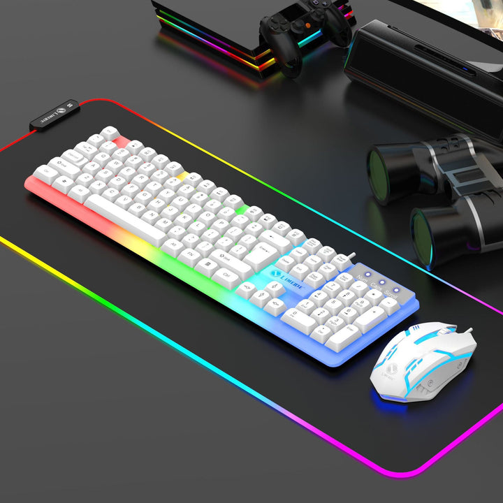 RGB Touch-Sensitive Gaming Keyboard with Precision Mouse Kalsten