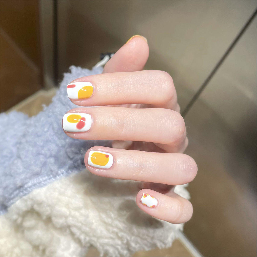 Artful Nail Art with Colorful Accents Kalsten