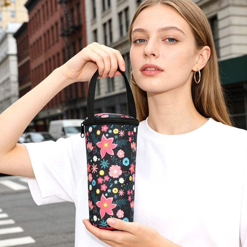 Fun Animal Print Water Bottle Holder