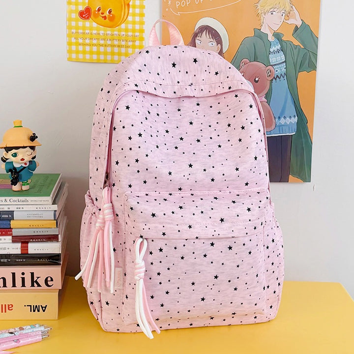 Star-Print Casual Backpack Kalsten