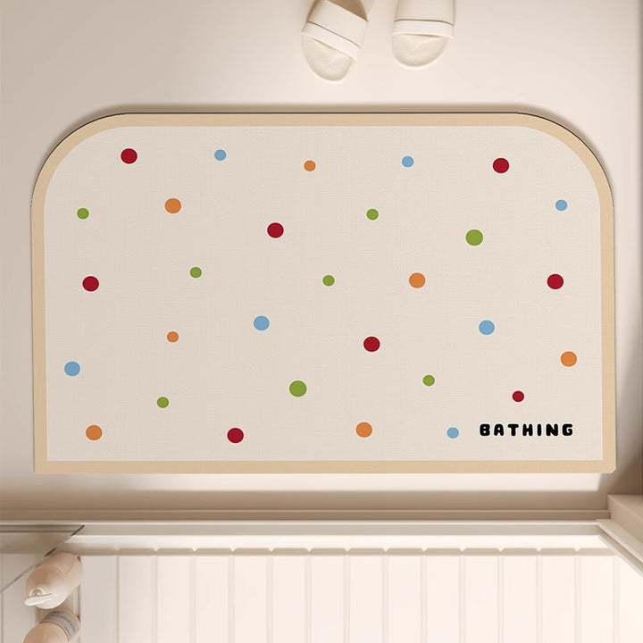 Playful Bath Mat for Bathroom Floor Decor