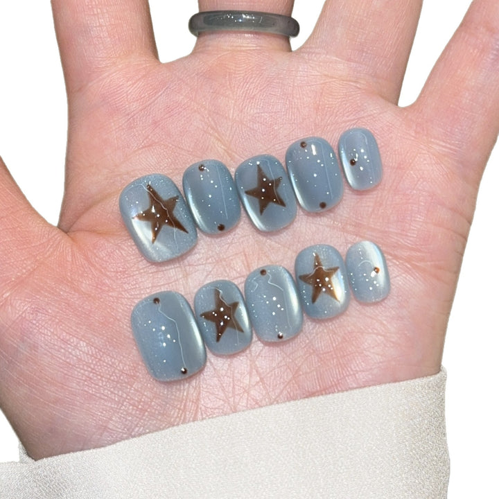 Artificial Nail Tips with Star Design Kalsten