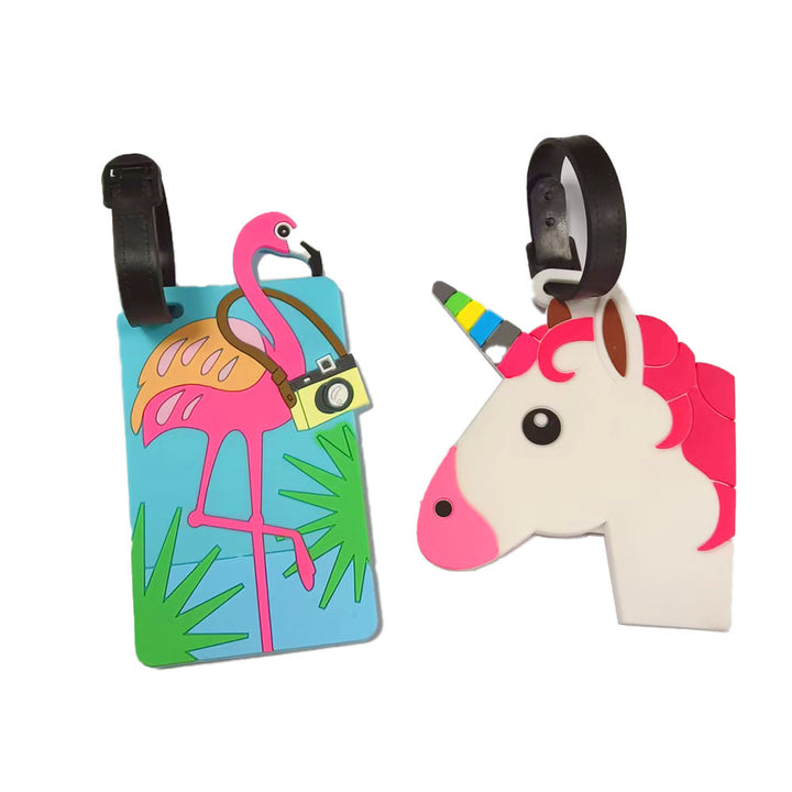 Unisex Luggage Tag in Vibrant Owl Design Kalsten