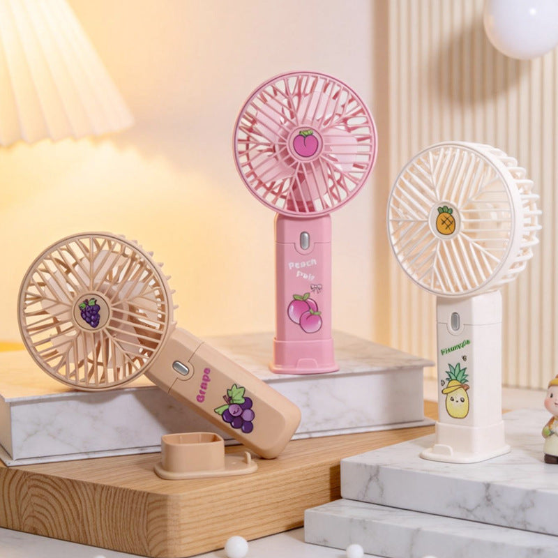 Portable battery-operated handheld fan with multiple speed settings Kalsten