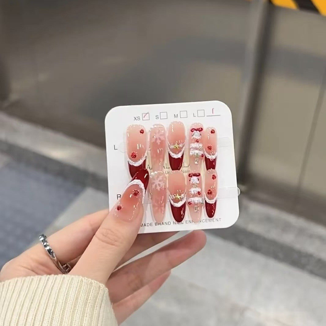 Decorative Press-On Nail Set Kalsten