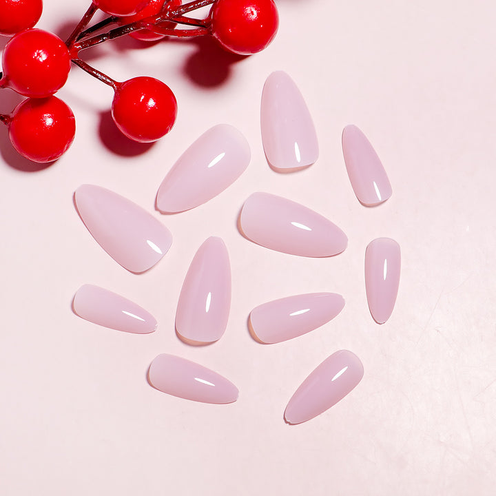 Press-On Nail Kit with Almond Shape and Natural Finish Kalsten