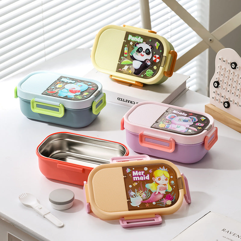 Playful Animal-Themed Bento Lunch Box