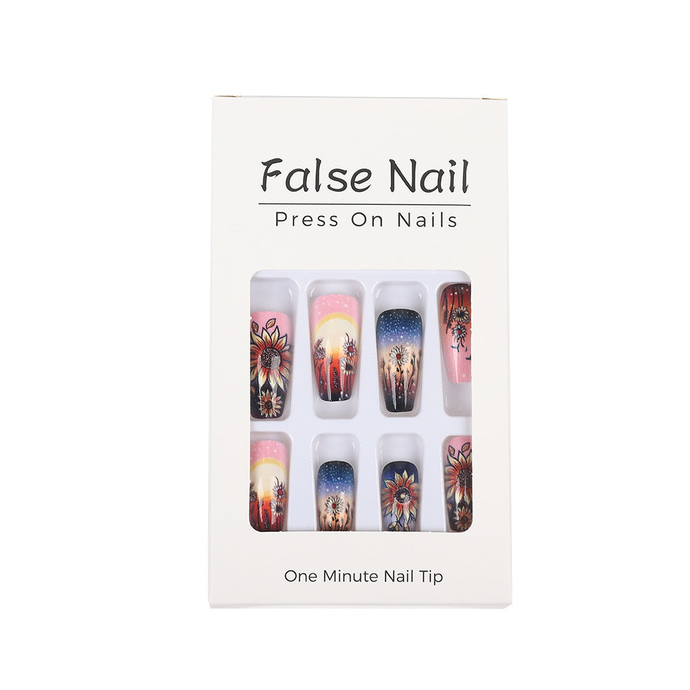 Art Nail Set with Bohemian Designs Kalsten
