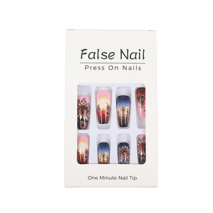 Art Nail Set with Bohemian Designs Kalsten